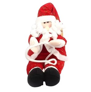 Vente chaude Arbre De Noël Ornement Décorations De Cadeau De Noël Escalade Escaliers Perles Jouet Musical Escalade Électrique Père Noël - Product Image 5