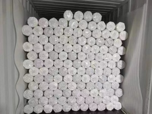 Rotolo di Carta <span class=keywords><strong>da</strong></span> Parati Bianca Opaca Stampabile con Texture a Righe, Materiale Non Tessuto Impermeabile per Stampa Digitale UV, Latex ed Eco-Solvente - Product Image 3