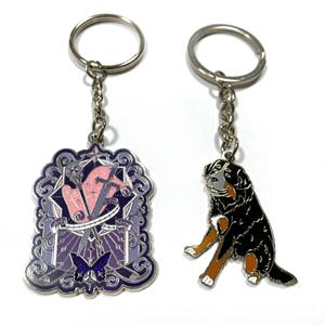 Llaveros de Metal Personalizados Populares al por Mayor, Adornos Colgantes, Llaveros de Esmalte Blando y Duro, Regalos - Product Image 6