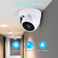 Caméra de surveillance CCTV dôme infrarouge HD 1080P analogique AHD avec détection de mouvement, capteur CMOS, BNC, H.265, portée 10m