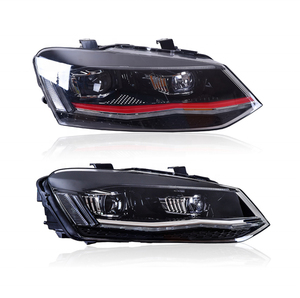 Faro a LED Retrofit per <span class=keywords><strong>Polo</strong></span> 6R <span class=keywords><strong>6C</strong></span> 2011-2018, Luce Diurna con Indicatore Dinamico a Flusso Continuo - Product Image 1