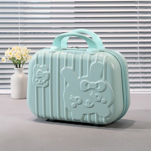 14-inch Large Fashion <strong>PC</strong> Waterproof Zipper Ultra-Lightweight Souvenir Vanity Case Portable Business Travel Suitcase Carry-On - Product Image 6