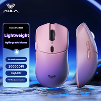Souris de jeu sans fil AULA SC580SE 10000 DPI filaire/2.4G/BT à trois modes