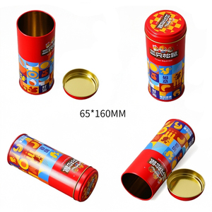 Nhà máy tùy chỉnh Vòng Kim Loại <span class=keywords><strong>tin</strong></span> có thể Nut Snack Cookie bao bì cấp thực phẩm <span class=keywords><strong>container</strong></span> cho Kẹo sô cô la trái cây sấy khô cà phê - Product Image 6