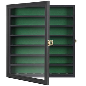 Vitrina <span class=keywords><strong>de</strong></span> Pared con 7 Estantes para 49 Pelotas <span class=keywords><strong>de</strong></span> Golf, Puerta con Cerradura, Caja <span class=keywords><strong>de</strong></span> Exhibición para Colección <span class=keywords><strong>de</strong></span> Pelotas <span class=keywords><strong>de</strong></span> Golf - Product Image 2