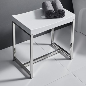 Taburete de ducha Tomato 445x275x425mm de acero inoxidable para baño o entrada - Product Image 4
