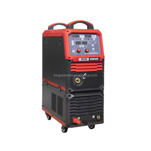 Soudeuse <span class=keywords><strong>MIG</strong></span> 280D compacte refroidie par air, version économique <span class=keywords><strong>avec</strong></span> alimentation en fil intégrée, sans support de bouteille de <span class=keywords><strong>gaz</strong></span>, pour les utilisateurs <span class=keywords><strong>à</strong></span> budget limité - Product Image 1