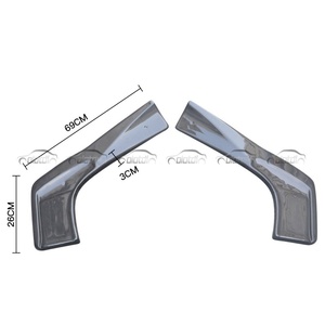 2019+ for Mercedes Benz W118 C118 CLA45 Side Skirts <b>Splitters</b> New Carbon Rear Bumper Lips Rocker Winglet - Product Image 5