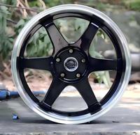 Rines de Aleación de Aluminio de 16'', 17'' y 18'' para Automóviles, 5x114.3/4x114.3/4x100 PCD 7J 7.5J 8J, 5 Radios, para Sedán, Modificación de Autos JDM