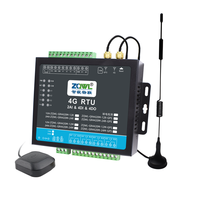 RTU/DTU Industrial 4G LTE para IoT con Alarma por SMS/Llamada, Salida de Relé de 4 Canales, Gateway Modbus MQTT para Monitoreo Remoto