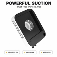 858-18 Plus Aspirateur de poussière professionnel pour ongles et ponceuse à ongles, vente en gros, personnalisation du logo et de la couleur, emballage pour importateurs