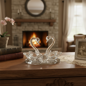 Cigni di Vetro: Eleganti Decorazioni in Cristallo (Scatola Non Inclusa) - Product Image 3