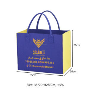 Sac à main en feutre pour femme de haute qualité et grande capacité, sac fourre-tout en feutre écologique populaire - Product Image 1