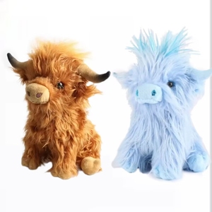 Tùy chỉnh sang trọng nhà sản xuất cao nguyên bò nhồi đồ chơi sang trọng trọng dễ thương bông phụ kiện đồ chơi sang trọng tùy chỉnh - Product Image 5