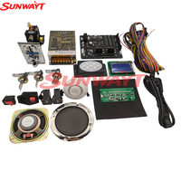 Kit DIY de machines de jeu à prix à clipser personnalisées 20/24/30/40, à monnayeur, avec PCB en plastique, pour distributeur automatique de snacks et cadeaux, version anglaise, noir