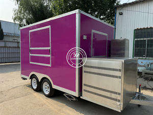 Nouvelle conception OEM de chariot à café mobile, camion de restauration, kiosque, remorque alimentaire mobile entièrement équipée avec éviers - Product Image 5