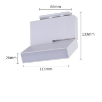ERDU Floding Floding Light Led Système d'éclairage sur rail Cuisine intérieure Salon Chambre Spot sur rail en aluminium