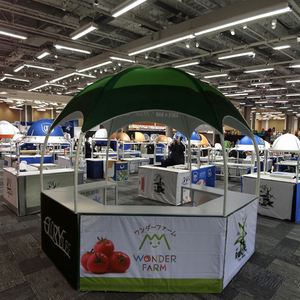Custom <b>Large</b> Display 3x3 Hexagonal Dome Aluminum <b>Frame</b> Waterproof Windproof Advertising Tent for Promotions Exhibitions - Product Image 3