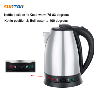 SUNTON OEM personalizado mejor calidad agua hirviendo Argentina mate tetera eléctrica portátil con control de temperatura - Product Image 3