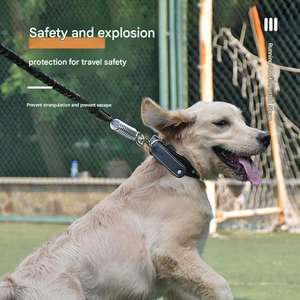 Hochwertiges Lederhalsband für Hunde mit Metallschnalle und Glocke für sichere Tieridentifikation und tägliche Spaziergänge - Product Image 6