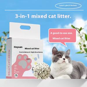 Kostenlose Probe Katzenstreu Leicht zu Reinigen Staubfreie Katzenstreu 2-in-1 Gemischte Premium-Bentonit-Tofu-Katzenstreu Staubarme Katzenstreu - Product Image 2