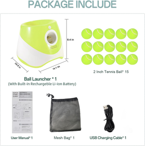 Tennis <b>Ball</b> Thrower Machine Indoor Outdoor Interactive <b>Dog</b> Toy Pet Training Supplies Equipment Automatic <b>Ball</b> Launcher for <b>Dogs</b> - Product Image 5