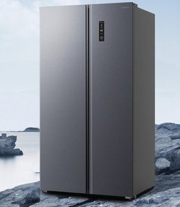 Réfrigérateur américain double porte côte à côte SKYWORTH 421L, le plus populaire, grande capacité, contrôle par ordinateur, pour la maison - Product Image 1