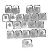 Love Key Cap DIY 21 Key Heart Shaped Purple Keycaps Transparent PC Double Color OEM Mechanical Keyboards DIY Supplement Keycaps