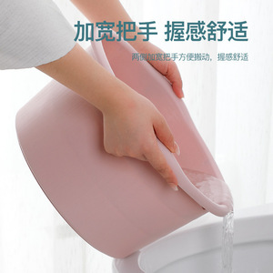 Thickened Plastic Foot Bath Tub Round With Wide Handles For Adults Calves Coverage - Product Image 5