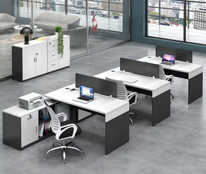 <strong>Office</strong> <strong>Desk</strong> and Chair Combination <strong>Office</strong> Card Space Card Seat Modern Screen Workstation Company Computer <strong>Desk</strong> - Product Image 1