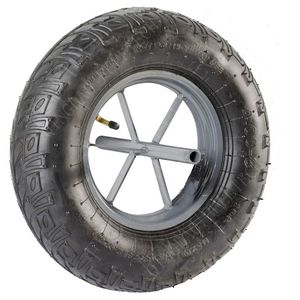 Pneu de roues en caoutchouc 3.50-8 4.00-8 pour <span class=keywords><strong>haemmerlin</strong></span> france, modèle de <span class=keywords><strong>roue</strong></span>, brouette, pneu papillon - Product Image 1