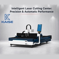 Machine de découpe laser à fibre économique KAISE 4kW SF3015N, découpeuse de tôle CNC, zone de travail 3050x1530mm, garantie 1 an