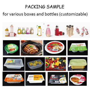 Auto Industrial Gas Flushing Carne Comida Piel <span class=keywords><strong>Mapa</strong></span> Bandeja Cámara Sellador al vacío Máquinas de sellado de embalaje - Product Image 3
