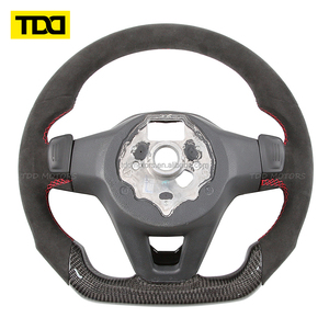 Volant en fibre de carbone TDD Premium Upgrade compatible avec Volkswagen Golf 8 GTI MK8 Tiguan L Passat Tiguan GTI R GTE GTS - Product Image 4