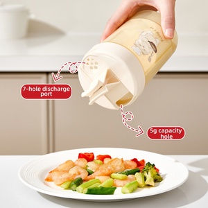 Multifunctional Plastic Seasoning Spice Jar Kitchen Storage Jar <b>Herb</b> and Salt Container Wholesale Salt Sugar Spice <b>Box</b> - Product Image 2