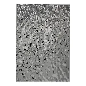 304 prix panneaux muraux feuille ondulation de l'eau martelé couleur acier inoxydable décoratif à vendre plaque d'acier inoxydable acier 304