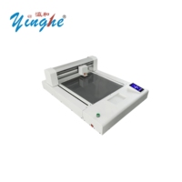 Fabricante de Yinghe, Mini plotter de corte de contorno de cuchillas dobles planas de escritorio para mascotas, PVC, cartón, pegatina, película, cortador de fibra