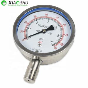 Манометр вакуумный промышленный XIAOSHU (Китай), 100 мм, с прямым монтажом, для измерения давления воздуха и биогаза - Product Image 1