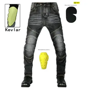 Wildmx Motorcycle Pants For Men Motocross Pants Biker Motorcycle Jeans Protective Gear Riding Motorbike Jeans