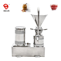 Machine de broyage colloïdal à haute vitesse DZJX pour la production de tahini, beurre de cacahuètes et pâte de piment, personnalisation, option d'alimentation automatique