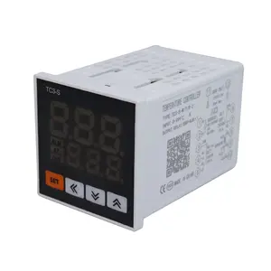 TC3-S Intelligent PID High Precision Digital Temperature Controller T3 Series SSR/Relay Output Adjustable Thermostat