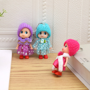 Poupée miniature de 8 cm, jouets pour filles, poupées clown colorées, pendentif pour téléphone portable, cadeau de mariage, accessoires de poupée en émail, poupée Blythe - Product Image 5