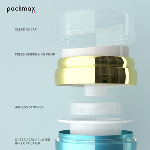 30g Acrylic Vacuum <b>Pump</b> Jar – Press Dispenser for Serum & Face Cream, Refillable Container - Product Image 3