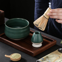 Vente en gros d'emballages cadeaux personnalisés pour matcha et accessoires, fouet en céramique, bol à matcha, kit de fouet à matcha pour les outils à thé