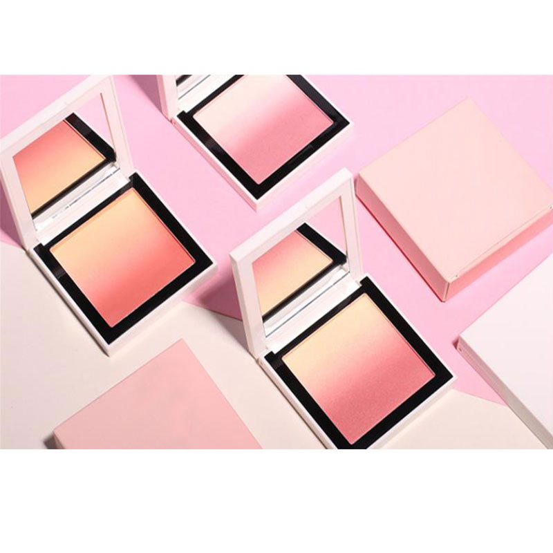Одноцветные градиентные румяна палитра для макияжа стойкая минеральная пудра персиковые румяна стойкий натуральный крем