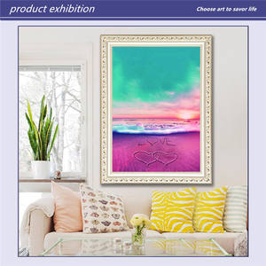 5D coeur diamant Art photo personnalisé cristal 5D bricolage diamant Art peinture Kits amour pierre image strass <span class=keywords><strong>d</strong></span>écoration de la maison - Product Image 4