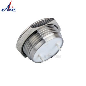 Ip67 2a Power 19Mm Waterdichte <span class=keywords><strong>220</strong></span> <span class=keywords><strong>Volt</strong></span> Platte Ronde Best1no 250vac Roestvrijstalen 2-Pins Terminal Kortstondige Drukknopschakelaar - Product Image 2