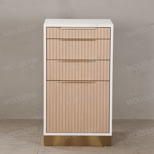 2023 trendy tambour salon station china professional hair salon interior design furniture - Product Image 4