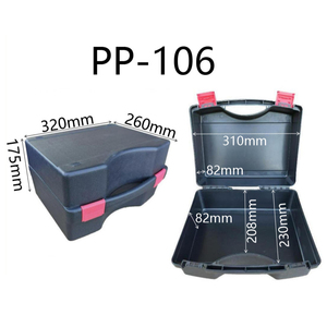 กล่องเครื่องมือพลาสติก DF OEM/ODM PP-106 ขนาด 11.69 ลิตร 13 ลิตร 15 ลิตร กล่องจัดระเบียบ น้ำหนัก 930 กรัม/บริการปรับแต่งตามความต้องการ ขนาดหลากหลาย คอลเลคชั่น - Product Image 1