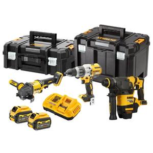 Ensemble d'outils sans fil DeWalt 20V Max Lithium-Ion, perceuse, marteau perforateur, kit avec chargeur de batterie et étui - Product Image 1